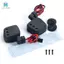 RC Gương Chiếu Hậu Ô Tô Có Đèn LED Cho 1 / 10 SCX10 II III RC Xe Bánh Xích Mô Phỏng Trang Trí Phần