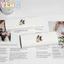 Dễ Thương Đen Trắng Chó Con In Bánh Từ Tính Kính Mắt Hộp Bảo Quản Di Động Văn Phòng Hàng Ngày Sử Dụng Ngoài Trời