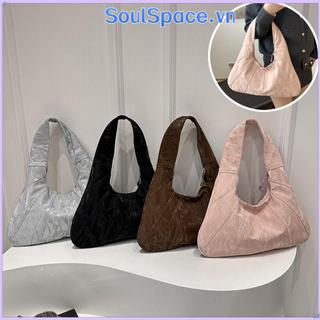 Túi Tote SOULSPACE, Túi Đeo Vai Vải Đi Lại, Thư Mục Mở Rộng Dung Tích Lớn Thời Trang Cho Du Lịch