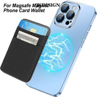 Túi đựng thẻ điện thoại nam châm JKDESIGN, hai lớp cho ví Magsafe, Điện thoại di động an toàn đàn hồi chống trộm chất lượng cao phổ thông