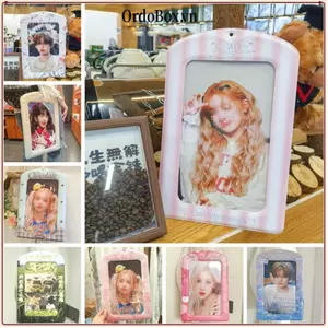 Hộp đựng thẻ Photocard ORDOBOX, Vỏ bảo vệ hình ảnh thần tượng Hàn Quốc đầy màu sắc, Vỏ thẻ PVC khổng lồ A4
