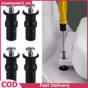 XUAN 1 Cái Vít Ghế Nhà Vệ Sinh Bản Lề Mở Rộng Cao Su Trên Đáy Tải Hạt Cố Định WC Lỗ Mù Phụ Kiện Phòng Tắm Thay Thế VN