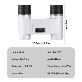 Ống nhòm Kính viễn vọng lấy nét tự động HD Công suất cao Ánh sáng thấp Tầm nhìn ban đêm Di động