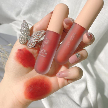 | 【his romand】 | ❃WODWOD Kem Son Bóng Matte Velvet Matte Lip Glaze Cốc Chống Dính Không Phai Màu Sinh Viên Trang Điểm Hàng Ngày Son Môi❊