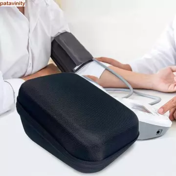 Túi bảo vệ máy đo huyết áp PATAVINITY, Hộp đựng máy đo huyết áp vỏ cứng hình tam giác, Chống sốc có tay cầm Vỏ cứng di động cho máy đo huyết áp