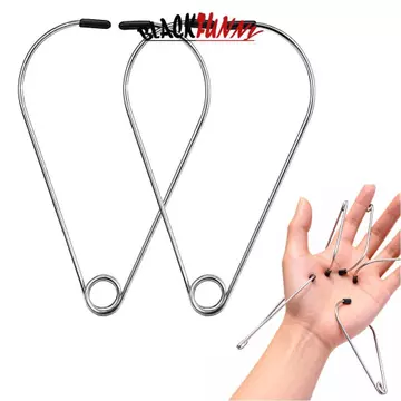 BLACKFUNNY 5 / 10 chiếc Kẹp Massage bấm huyệt bằng kim loại Dụng cụ bấm huyệt bàn chân bằng thép không gỉ để bấm huyệt cơ Chăm sóc sức khỏe L6T4