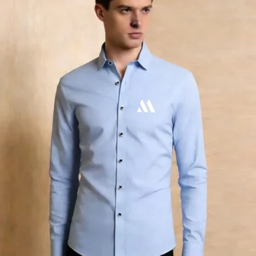 Áo sơ mi nam dài tay chất lượng cao, Áo sơ mi dài tay in hình ba thanh, Áo sơ mi dài tay chất lượng cao mùa xuân thu thời trang, Áo sơ mi có nút, Áo sơ mi nam không túi thông thường, Áo sơ mi công sở,