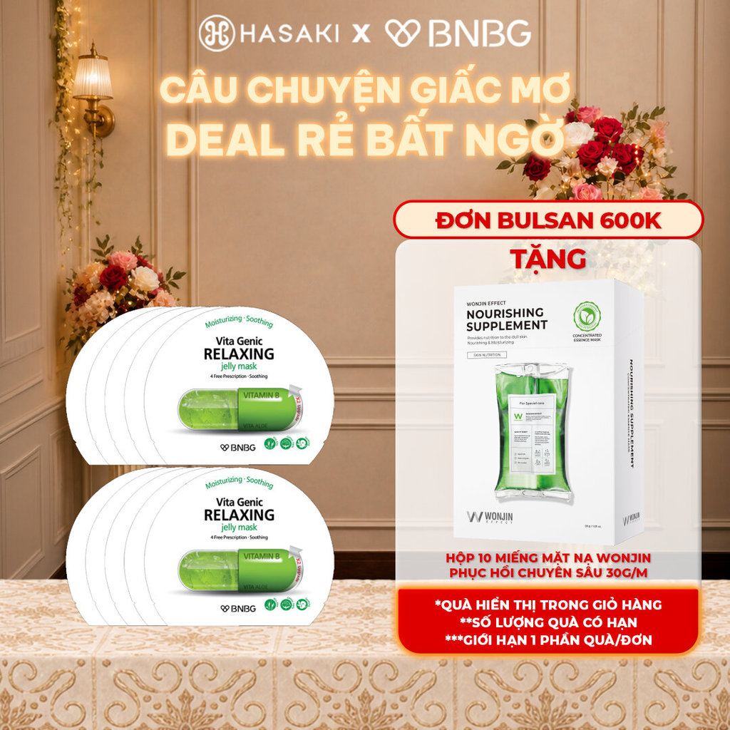 Combo 10 Mặt Nạ Giấy BNBG Vita Genic Jelly Mask 30ml