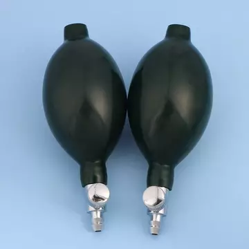 Maxrrh Bóng Bơm Hơi Xanh Đậm Máy Bơm Không Khí Cho Máy Đo Huyết Áp Máy Đo Huyết Áp Cầm Tay Chăm Sóc Sức Khỏe Phụ Kiện Bóng Kim Loại Van Mới