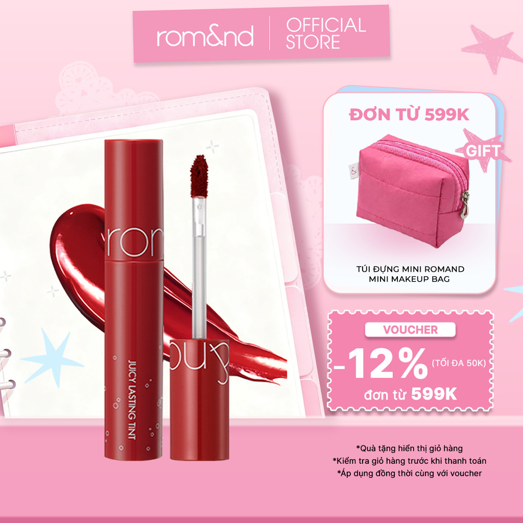 [Rom&nd] [Màu 18-21] Son Tint lì Hàn Quốc Romand Juicy Lasting Tint 5.5g | BigBuy360 - bigbuy360.vn