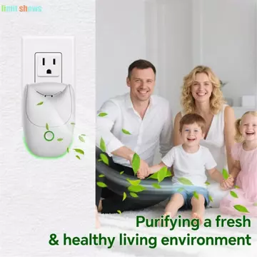 GIỚI HẠN HIỂN THỊ Máy lọc không khí Ion âm, Máy lọc không khí cắm phích cắm thông minh của Mỹ, những người yêu thích thú cưng Loại bỏ mùi Máy lọc không khí nhỏ gọn cầm tay bằng điện Sử dụng tại nhà