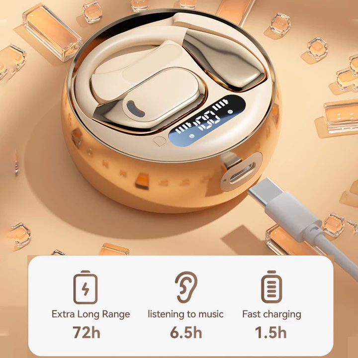 Tai nghe không dây Tai ngheTWS Tai nghe nhét tai Tai nghe dẫn truyền xương Tai nghe Bluetooth5.4 Tai nghe đeo tai Tai nghe nhét tai Tai nghe không dây – 5