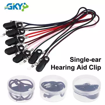 GKY 1 Cái Đa Năng Máy Trợ Thính Kẹp Trợ Thính Phụ Kiện Ngăn Ngừa Mất Di Động Treo Dây Trợ Thính Cố Định Dây GKY