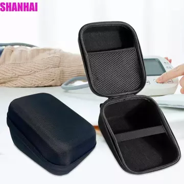 Túi bảo vệ máy đo huyết áp SHANHAI, Hộp đựng máy đo huyết áp tam giác chống sốc, Vỏ cứng Dung tích lớn có tay cầm Hộp cứng cho máy đo huyết áp