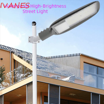 Đèn LED ngoài trời IVANES, Đèn đường LED có thể điều chỉnh độ sáng cao Đèn đường LED, Đầu đèn cánh tay đơn Đầu đèn hai tay Đầu đèn IP67 Đầu đèn đường chống nước