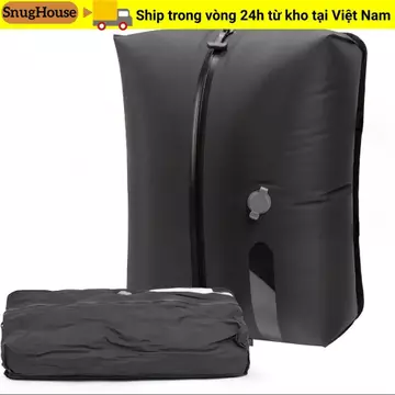 Túi hút chân không SNUGHOUSE dành cho du lịch, Túi nén chân không gấp chống bụi, Túi nén du lịch chống nước di động Túi nén du lịch có thể tái sử dụng cho vali Hành lý ba lô
