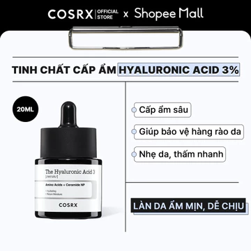 COSRX Tinh chất The Hyaluronic Acid 3 Serum 20ml