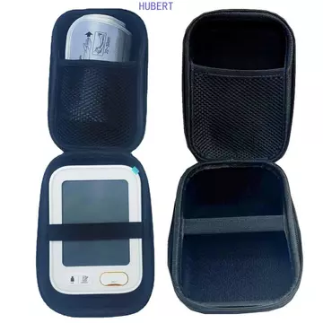 Hộp đựng máy đo huyết áp HUBERT, Túi bảo vệ máy đo huyết áp tam giác di động, Thiết kế lưới chống sốc Vỏ cứng dung tích lớn cho máy đo huyết áp