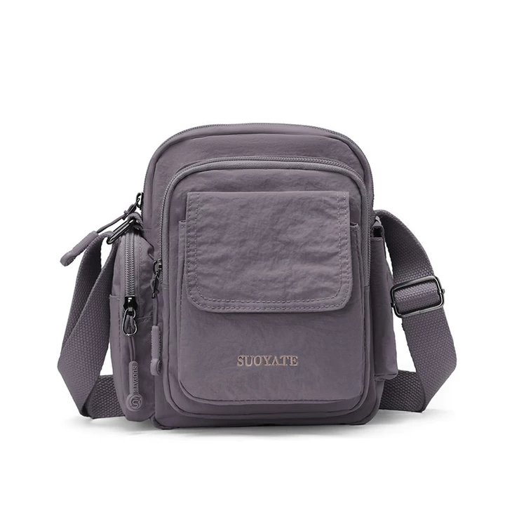 Women's Nylon Handbag – Water-Resistant, Mini – 7