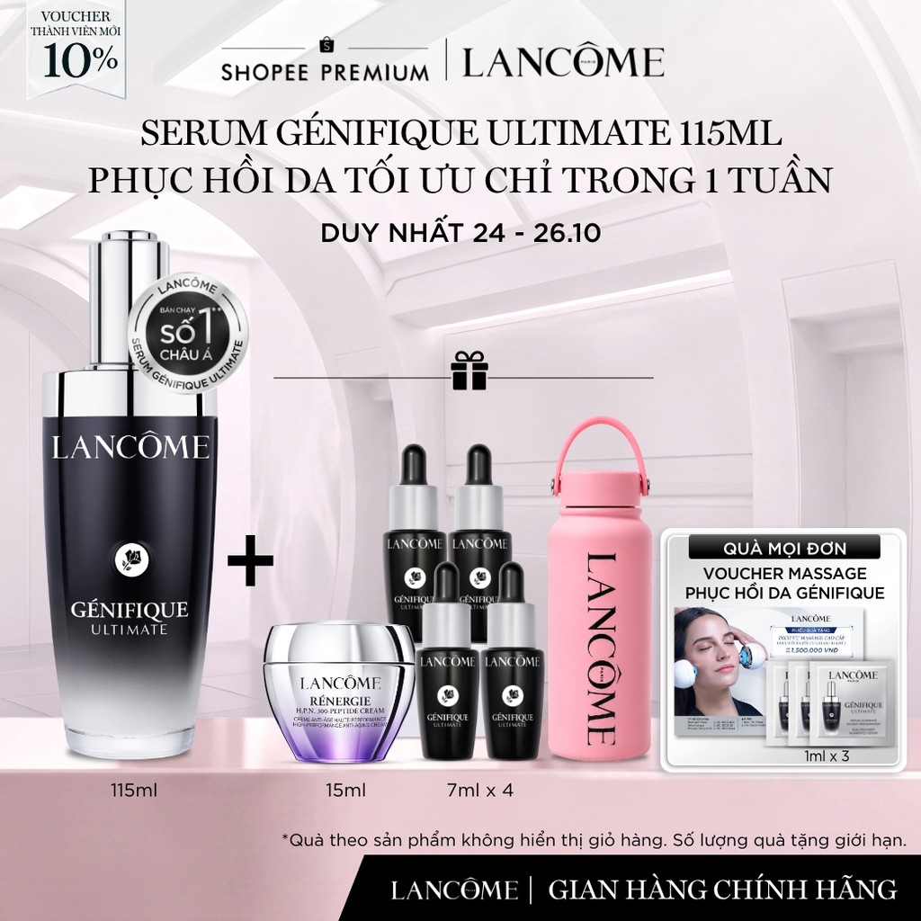 Serum Phục Hồi Da Tối Ưu Trong 1 Tuần Lancome Genifique Ultimate 115ml