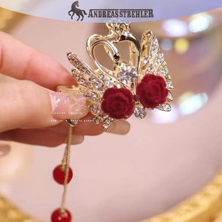 Onetimingfine Thời Trang Kim Cương Giả sel Ngọc Trai Vuốt Tóc Hoa Nữ Barrettes Đuôi Ngựa Giá Đỡ Kẹp Tóc Phụ Kiện Tóc Quà Tặng VN