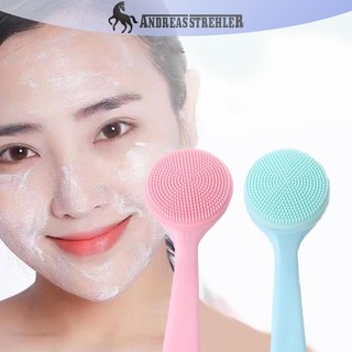 Onetimingfine Silicone Facial Cleanser Brush Soft Face Massage Wash Brush Tẩy mụn đầu đen VN