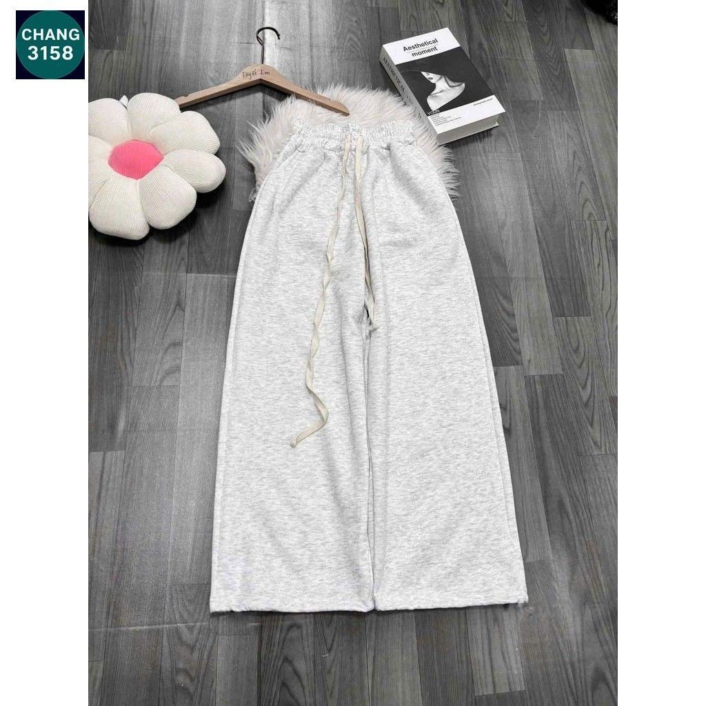 sét bộ quần da cá ống rộng trơn + mix áo croptop trơn tăm