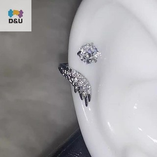Pufangstar - Khuyên tai đa năng sáng bóng cho nữ, thời trang cá tính, quà tặng tuyệt vời