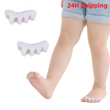 2 Cái = 1 Cặp Dụng Cụ Tách Ngón Chân Silicon Cáng Trẻ Em Máy Duỗi Lan Rộng Chỉnh Hallux Valgus Corrector Chăm Sóc Bàn Chân Cho Trẻ Em