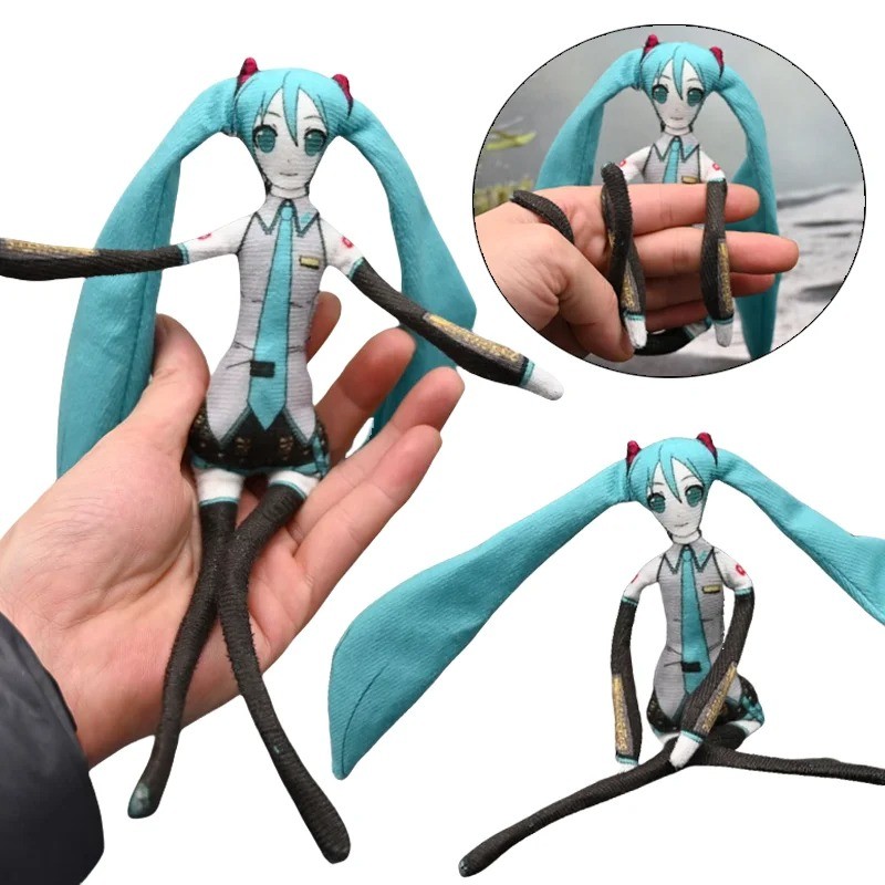 Anime Hatsune Miku Kasane Teto Kagamine Len Kagamine Rin Cosplay Sang Trọng Búp Bê Slender Hình Dạng Xoắn Đồ Chơi Trang Trí Phòng