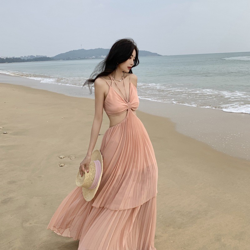 Đầm Sling Váy Dài Không Đều