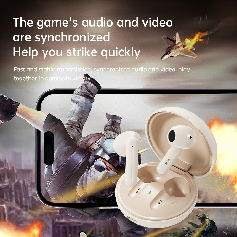 Senbenbao W30 / A6STWS Tai nghe không dây Bluetooth có mic, điều khiển cảm ứng, dành cho thể thao và game