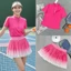 Bộ thể thao nữ, Bộ váy loang, Bộ váy áo chơi Pickleball Golf Tennis ....