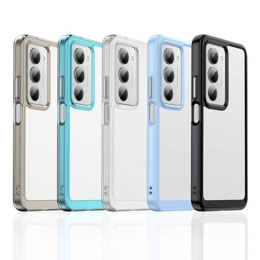 Dành Cho Redmi 15 Ốp Lưng Trong Suốt Cho Redmi 15 Cover Coque Funda Cứng Trong Suốt Khung Mềm Ốp Lưng Điện Thoại Redmi 15
