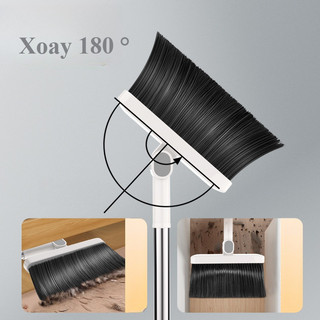 Bộ Chổi Quét Thông Minh & Hót Rác - Gấp Gọn Tiết Kiệm Không Gian, Xoay linh hoạt 180 °, Bộ ba mảnh