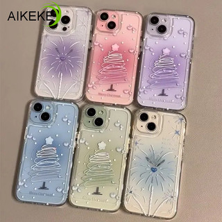 Ốp Điện Thoại Siêu Mỏng Màu Sắc Cây Giáng Sinh Cho OPPO A6 Pro F31 Pro Plus K13 A5 A5X A5i A3 Pro A3X A3i 5G 4G Pháo Hoa Mềm Chống Rơi Trong Suốt
