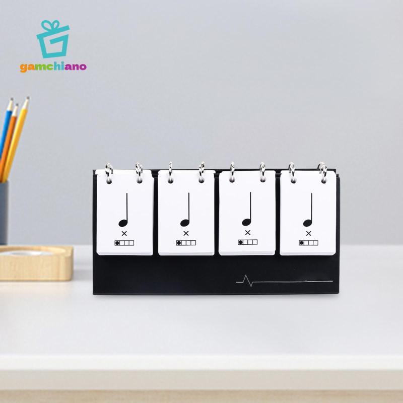 Gamchiano Thẻ nhịp điệu trang có thể xoay cho các tờ nhạc trong học đàn Guitar và Piano