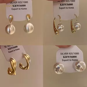 PNPIA- Xu Hướng Thời Trang Mới Thiết Kế Độc Đáo Thanh Lịch Tinh Tế Ánh Sáng Sang Trọng Bông Tai Ngọc Trai Nữ Trang Sức Dự Tiệc Quà Tặng Cao Cấp Bán Buôn