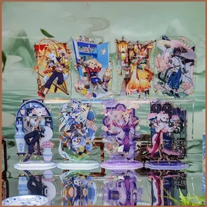 SQ11 Thám Tử Mike Cáo Đứng Tấm Acrylic Đứng Ký Hình Đứng Anime Để Bàn Trang Trí