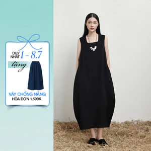 Đầm Thiết Kế Form Suông Cổ U Dễ Mặc Thoải Mái EDG01061 (Everyday U-neck shift dress)
