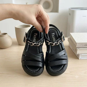 QCCC dép quai hậu cho bé gái sandal đi mùa hè da pu êm chân 719 Chip & mom