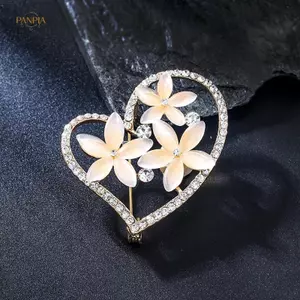 PNPIA- Cao Cấp Ngọc Trai Hoa Phù Hợp Với Trâm Cài Cho Nữ Đa Năng Quần Áo Phụ Kiện Pin
