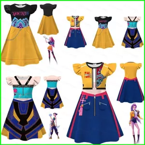 Thợ săn quỷ KPop HT3‌ Váy nhập vai bé gái Chủ nghĩa tối giản Hàn Quốc Phong cách độc đáo tinh tế TH3