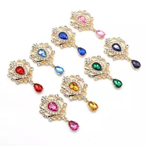 32 * 60MM cho kim cương giả Nút tóc Manualidades Phụ kiện Diy Flat ba Trâm cài Phụ kiện trang sức VN