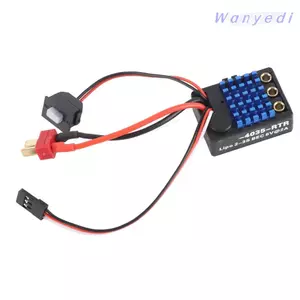 WANYEDI ESC không chổi than, ESC động cơ không cảm biến 5V / 2A BEC 35A, ESC điều khiển từ xa dây ngắn chống nước bền bỉ cho xe tải quái vật