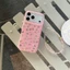Ốp Lưng iPhone 17 Pro Max 16 15P TPU Mềm Họa Tiết Dâu Tây Hồng Chống Trầy Xước Kèm Dây Đeo