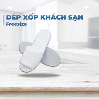 Dép sốp khách sạn, siêu mềm mịn, chống trượt, sang trọng
