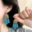 Retro Bohemian Dài Tua Rua Bông Tai Thiểu Số Phong Cách Dân Tộc Thanh Lịch Sang Trọng Nhẹ Sang Trọng Bông Tai Cao Cấp