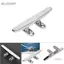 Belleshopp Belleshopp Heayzoki Thuyền Cleat Đế Mở Bằng Thép Không Gỉ Gương Được Đánh Bóng Phụ Kiện Nhẹ Dây Marine (4 Inch)