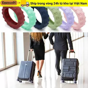ESSENCEH 8 Cái / bộ Du Lịch Hành Lý Bánh Xe, Giảm Bánh Xe Đeo Vali Silicon Bánh Xe Bảo Vệ, Giảm Tiếng Ồn Vali Phần Trục Hành Lý Bánh Xe Bảo Vệ